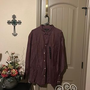 Men’s Banana Republic XXL Slim Fit Purple Button Down Shirt